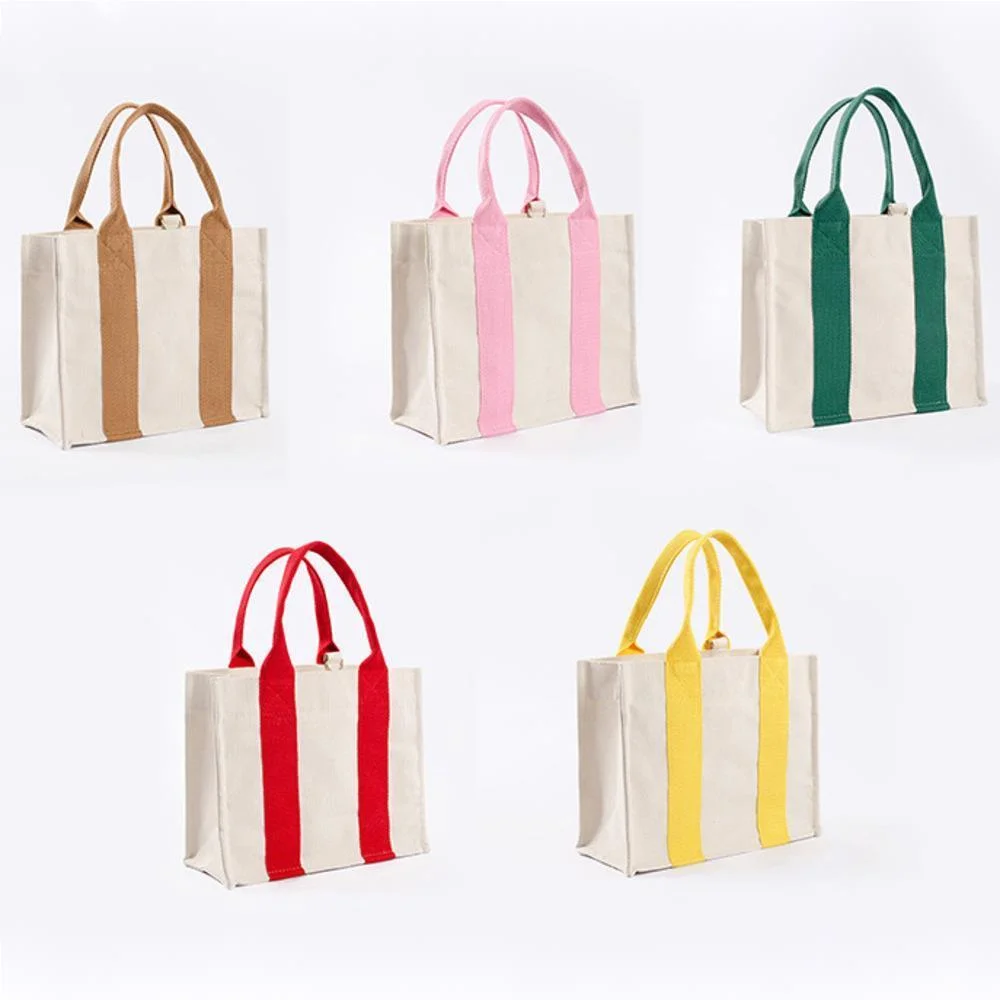 Модная утолщенная холщовая многофункциональная сумка для покупок на плечо