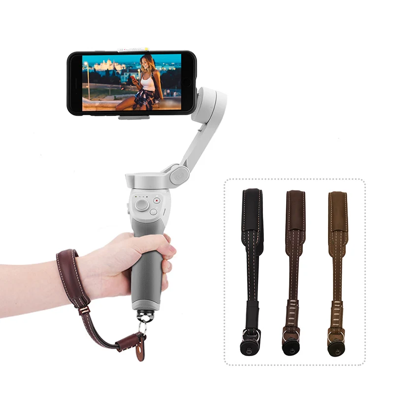 

PU Lanyard Wrist Strap Sling Hand Strap with 1/4 inch Screw for DJI OM 4 OSMO Mobile 2 3 Stabilizer Handheld Gimbal Accessories