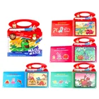 Многоразовая книжка-раскраска для рисования водой, с рисунком, с игрушками для детей