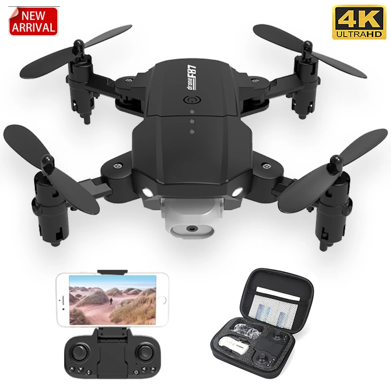 

F87 RC Mini Drone 4K HD Dual Camera Professional Aerial Photography WIFI FPV Foldable Quadcopter Height Hold Toys