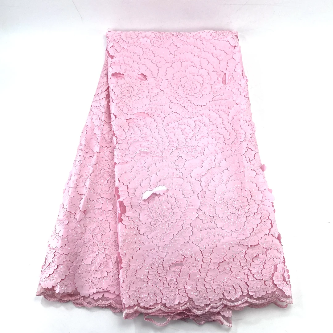 Темно-синяя швейцарская Лазерная тюль французская фотосессия 3d Цветочная