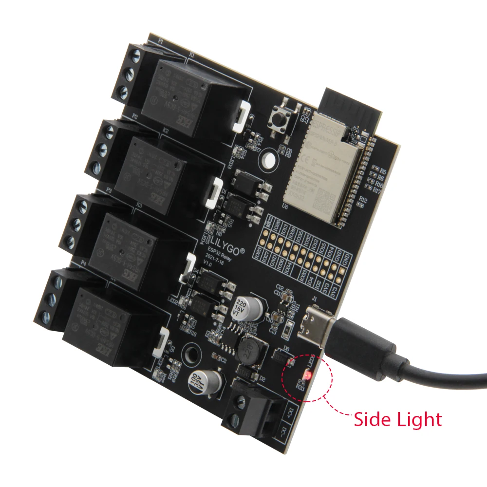 Лилиго®TTGO T-Relay ESP32 Chip DC 5V 4 группы реле Мб Flash IoT Поддержка Wi-Fi Bluetooth | Электроника