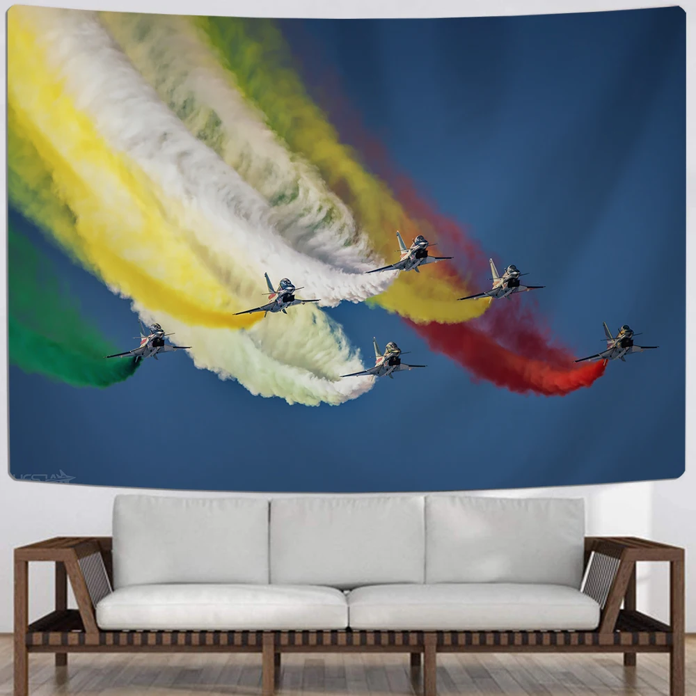 Настенный гобелен с радужной бомбой дымчатый цветной парадный настенный 3D