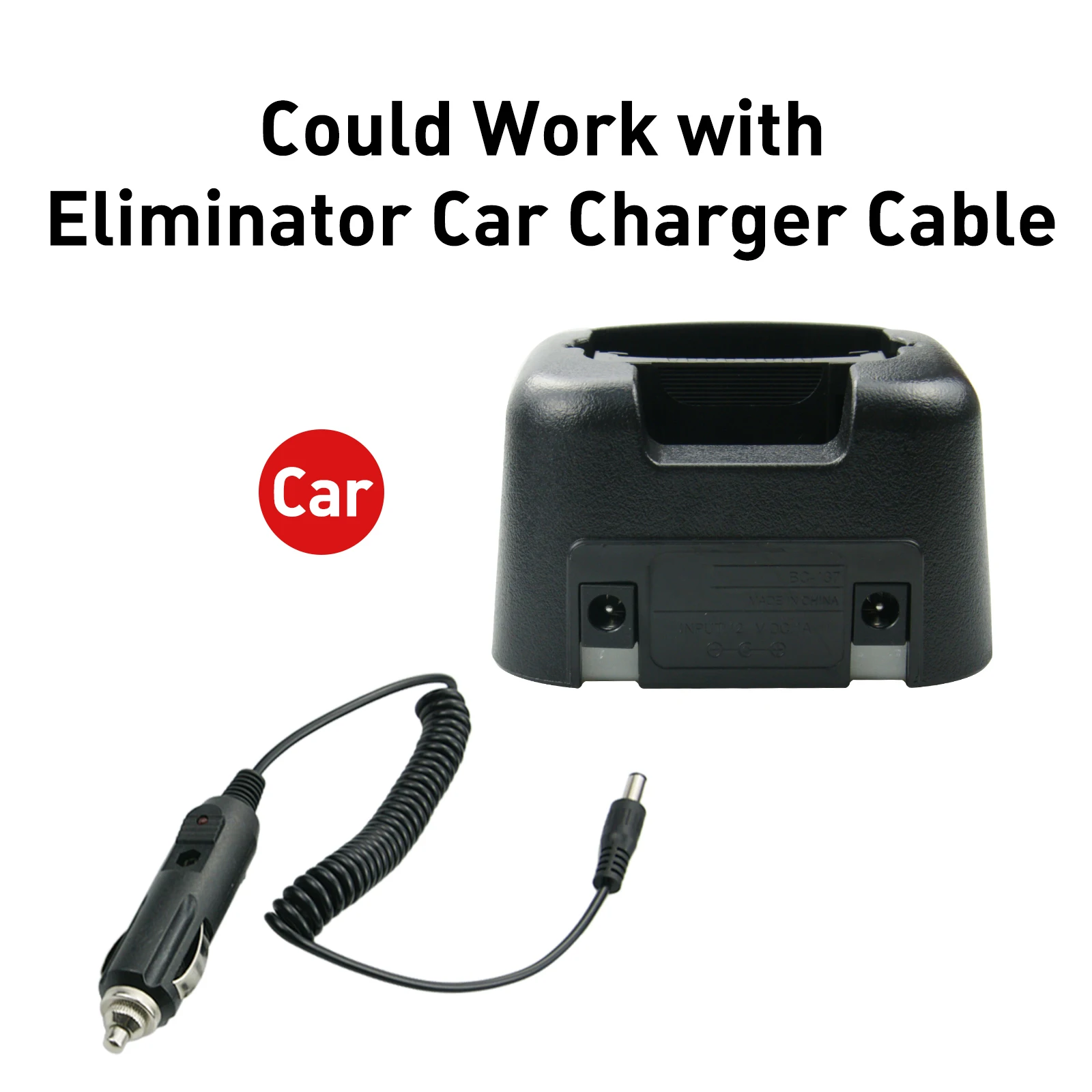 10X BC-137 Li-Ion Battery Desktop Charger For Radios ICOM IC-F11 IC-F21 IC-F30 IC-V82 IC-F30