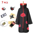 Плащ из аниме борото, Konan Pain Deidara, косплей-костюм, накидка орочимару, искусственная повязка на голову, ожерелье, наряд для Хэллоуина