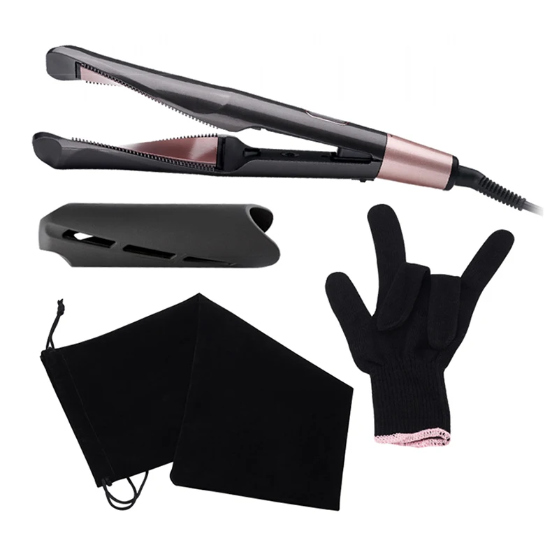 Professional Flat Iron LED Hair Straightener Curlers Twisted Plate 2 in 1 Ceramic Curling Iron hair curler for All Hair Types