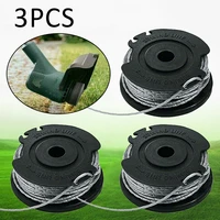 3pcs 4m1 65mm trimmer spool line spool for bosch art 2326 sl trimmer spool lawn mower accessories home garden lawn trimming