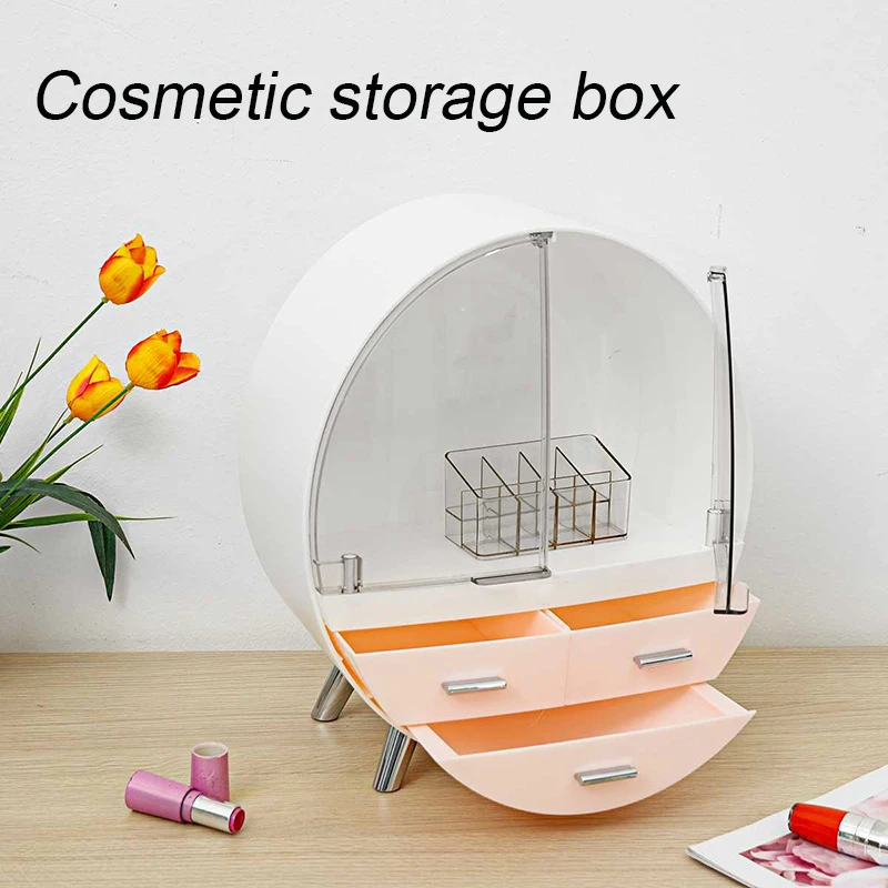 

Ящик для хранения косметики, органайзер для косметики, пыленепроницаемые витрины для ванной комнаты, столешница для туалетного столика DSD666