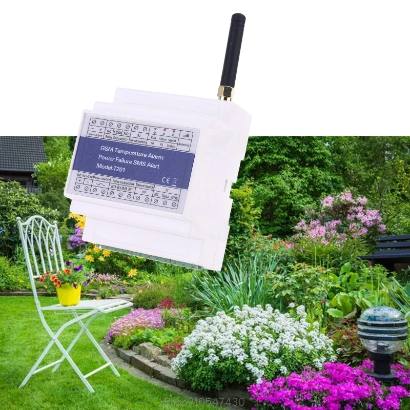 

GSM 3G 4G Temperature Power Status Monitoring Relay T201 for Remote Monitoring Site Temp Power Failure SMS Alert Alarm N10 20