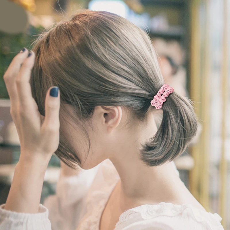 

New Women Scrunchies Ponytail Holder Hair Accessories Candy Color Hair Tie Elastic Hair Bands Headwear Hair Rope Rubber Band