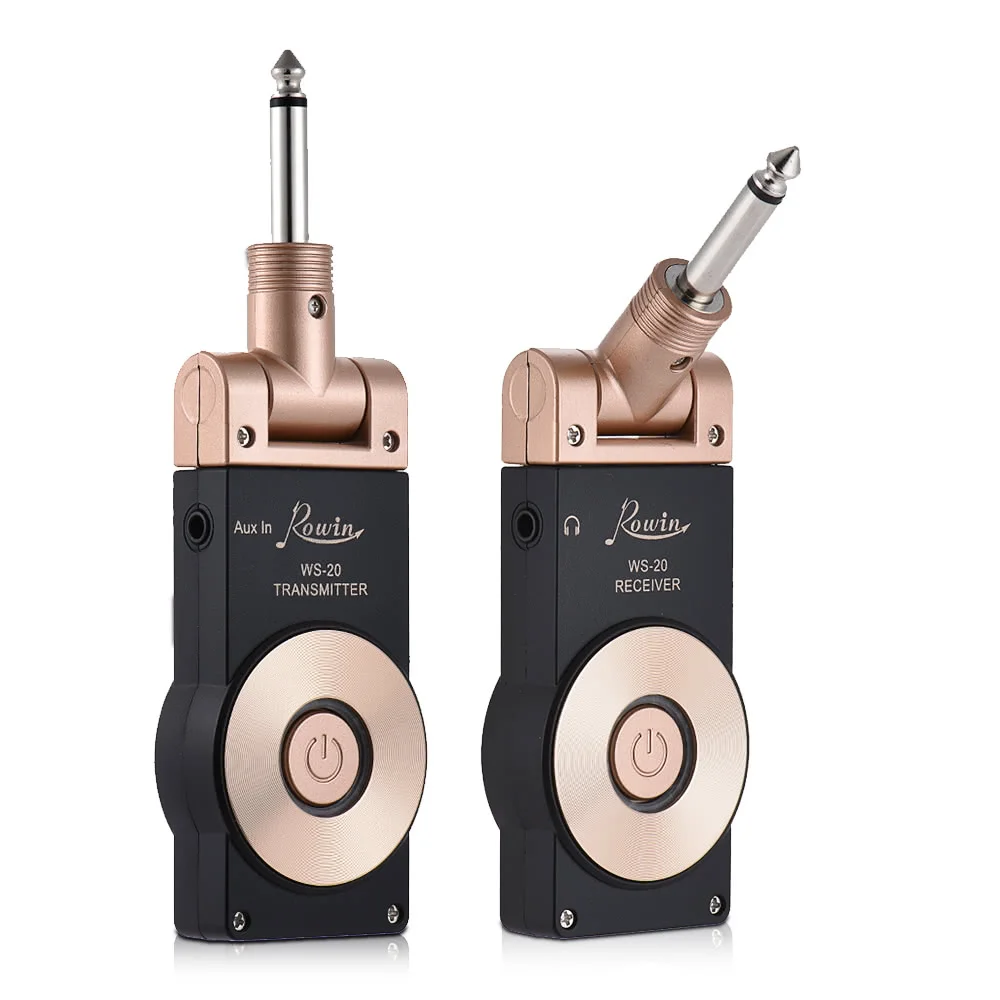 Беспроводная гитарная система 2 4G передатчик приемник перезаряжаемый дальность