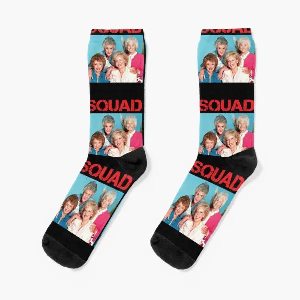 

Golden Girls The Golden Girls Stay Golde Crew Socks Cotton Unisex Funny Cute Autumn Sports Women Best Breathable Black Pattern