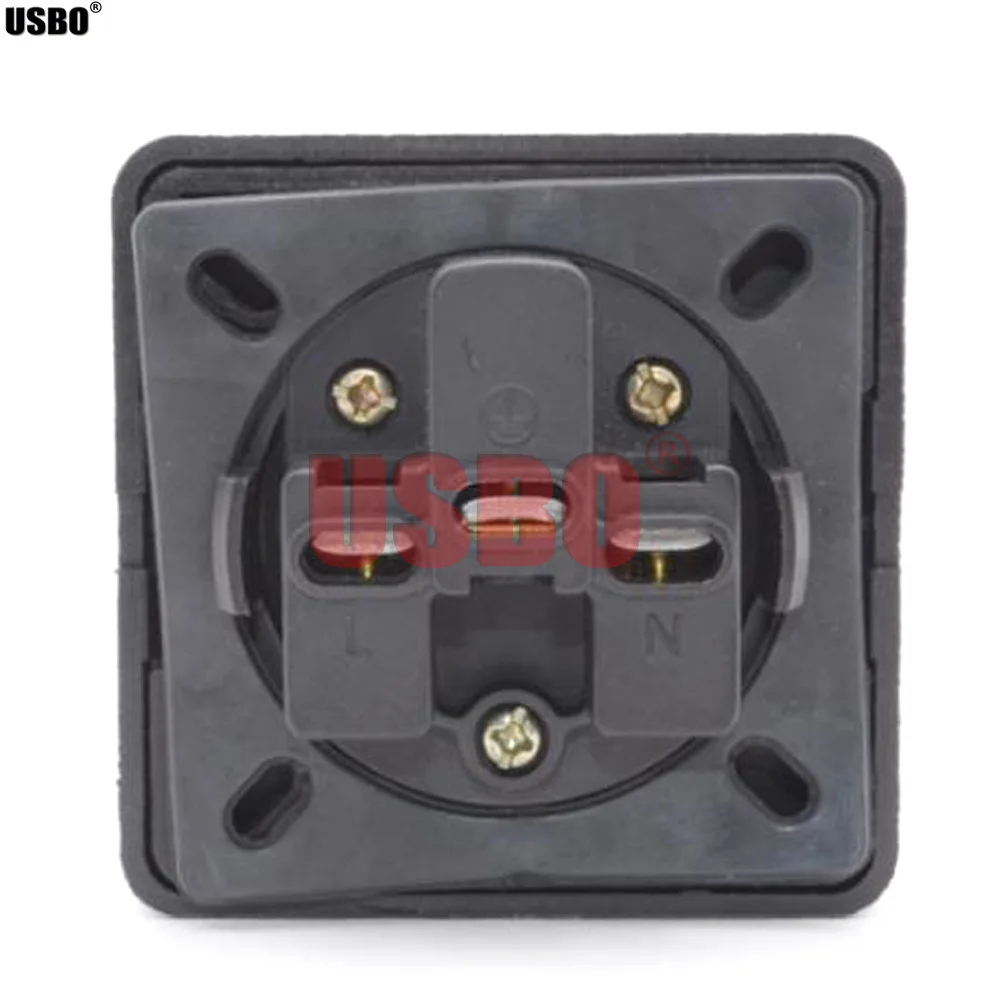 Универсальная черная квадратная крышка британская уличная промышленная