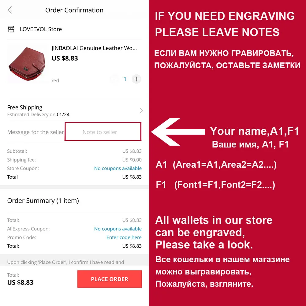 Кошелек JINBAOLAI Женский из натуральной кожи | Багаж и сумки