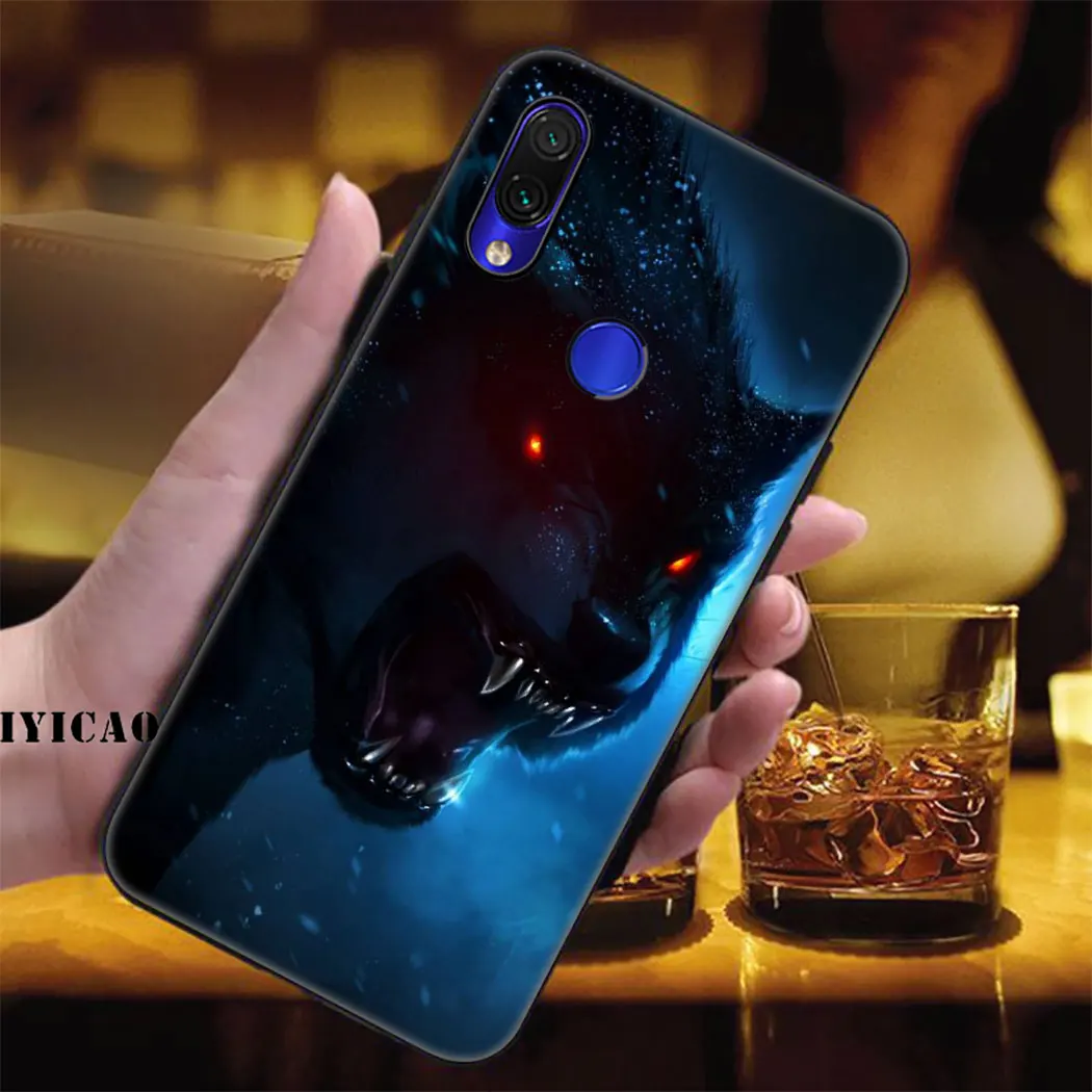 IYICAO Animal Wolf Tiger Lion King Soft Case for Xiaomi Redmi Note 5 6 7 8 Pro 5A Prime 4 4X Phone |
