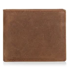 Мужские кожаные кошельки с кошельком Crazy Horse, кожаный мужской кошелек с карманом для монет и держатель для карт, мужские кошельки