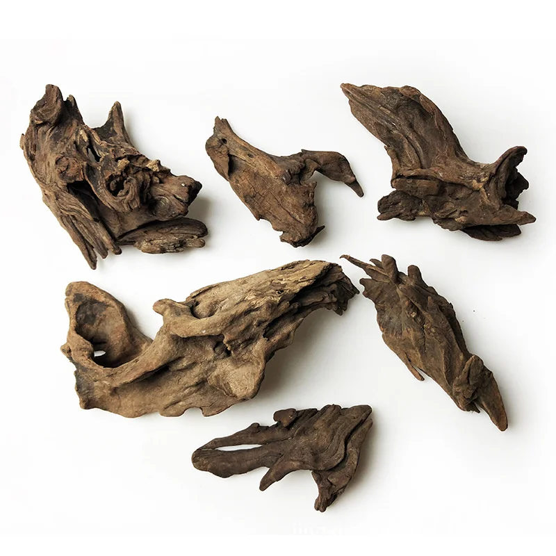 Украшение для аквариума озеленения коряга рыбы креветки аквапейзаж деревянный