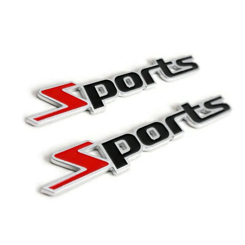 3D стикер для автомобиля s Наклейка Спортивная эмблема значок Универсальная
