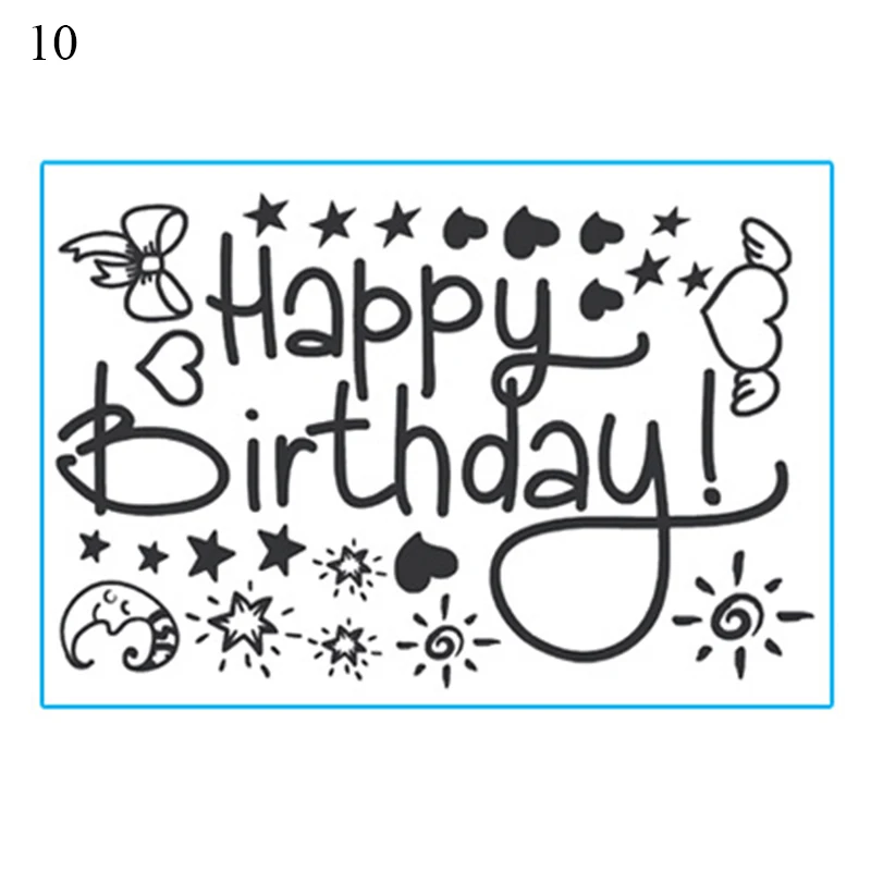 Креативная прозрачная наклейка с надписью и воздушным шаром Настенная Наклейка