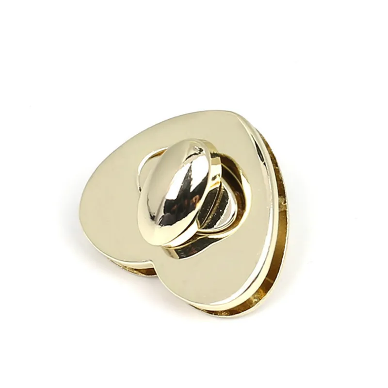 50 шт высокое качество сердце Форма металлическая застежка защелка Поворотный