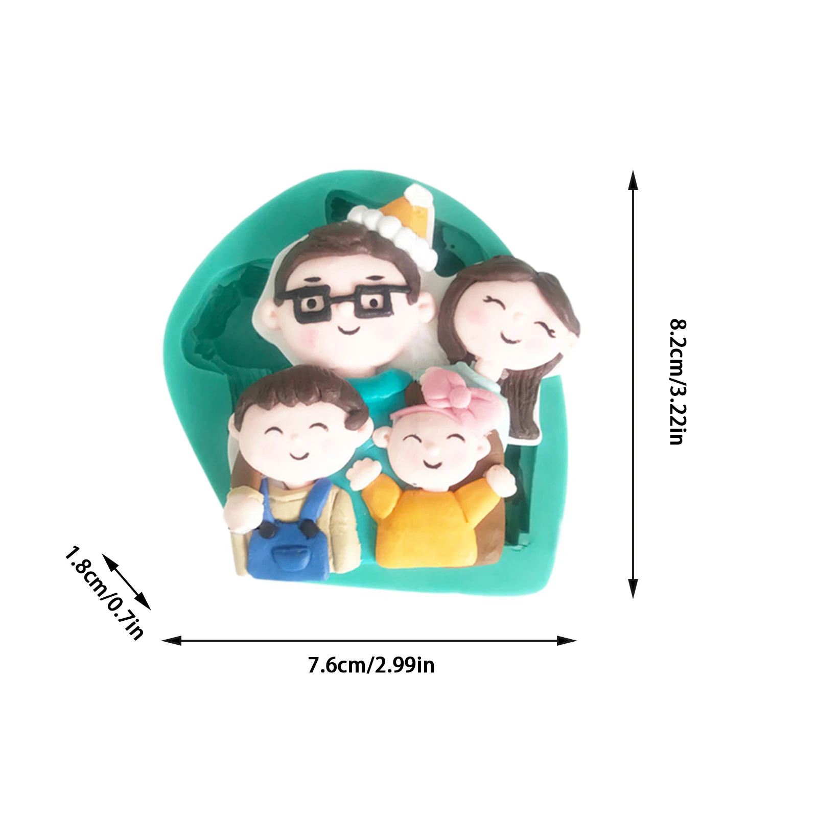 

Fondant Biscuits Mold Heat Resistant Household Baking DIY Cartoon Fondant Cookie Baking Tool Cookie Cutter Cake Decorating