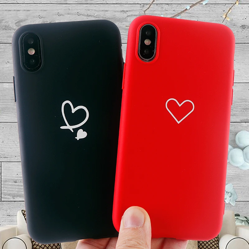 Модные чехлы для мобильных телефонов IPhone11 8 7 6 s Plus Pro X XS MAX XR чехол с красным