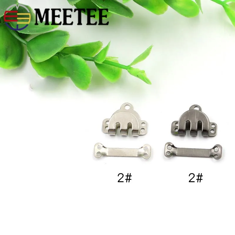 100pcs Women Man Trousers Skirt Metal Hook Buckle Pants Button DIY Garments Hooks Accessories F3 7|garment hooks|skirt hookstrouser hooks |