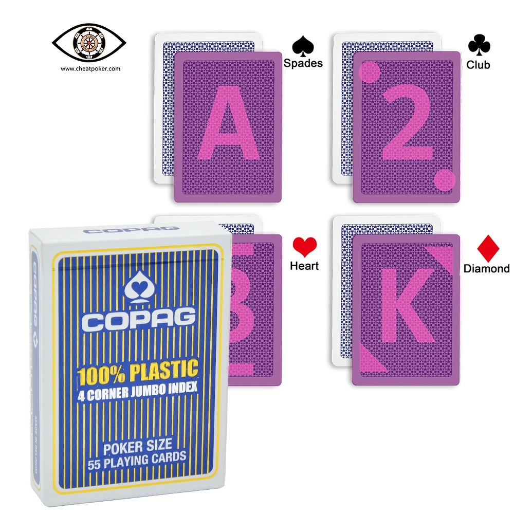 Игральные карты Copag с маркировкой для контактных линз волшебные инфракрасной