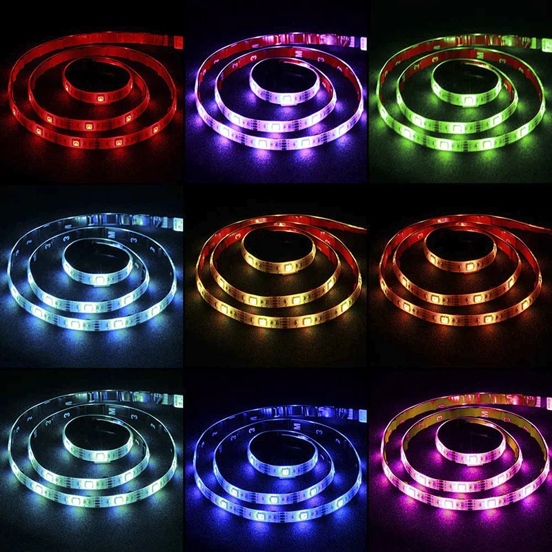 Гибкая светодиодная лента SMD5050 для подсветки телевизора гибкая LED полоска с RGB