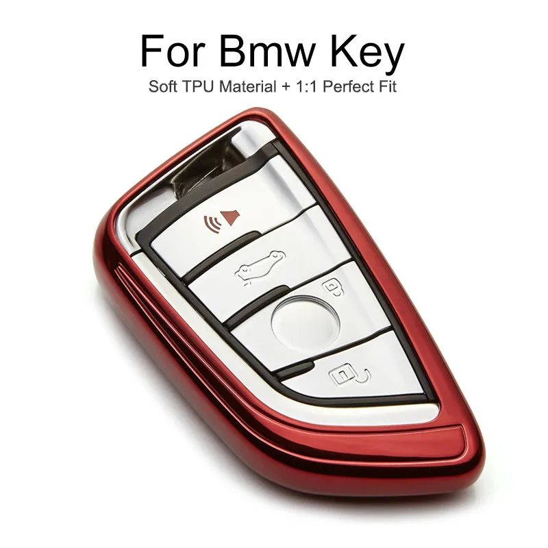 TPU чехол для автомобиля умный ключей Bmw X5 F15 E70 X1 F48 X6 E71 F16 X4 F26 F11 F34 F07 F20 z3 брелок в