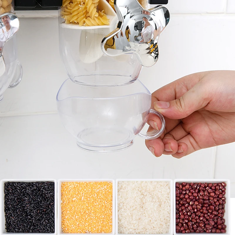 Настенная герметичная емкость для хлопьев кухонная банка хранения сушеных