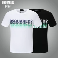 dsquared2 new mens womens printed lettersround neck short sleeve street hip hop pure cotton tee t shirt 845