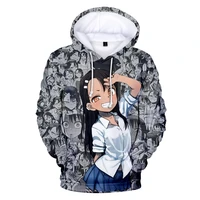 harajuku nagatoro hayase 3d hoodies sweatshirts boysgirls pullover hooded clothes print nagatoro hayase tops anime hoodie
