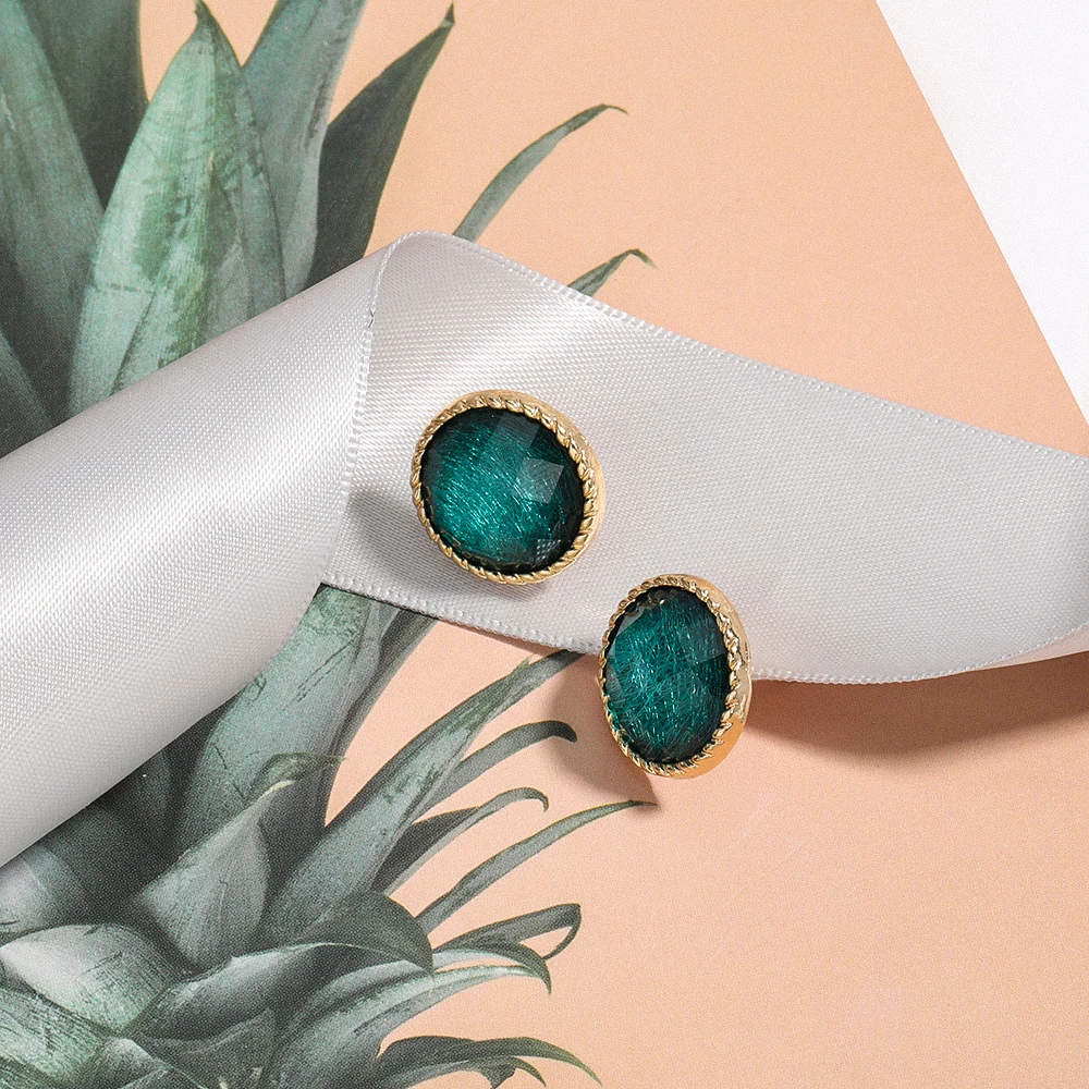 Женские серьги гвоздики с имитацией жемчуга в стиле ретро|Серьги-гвоздики| |