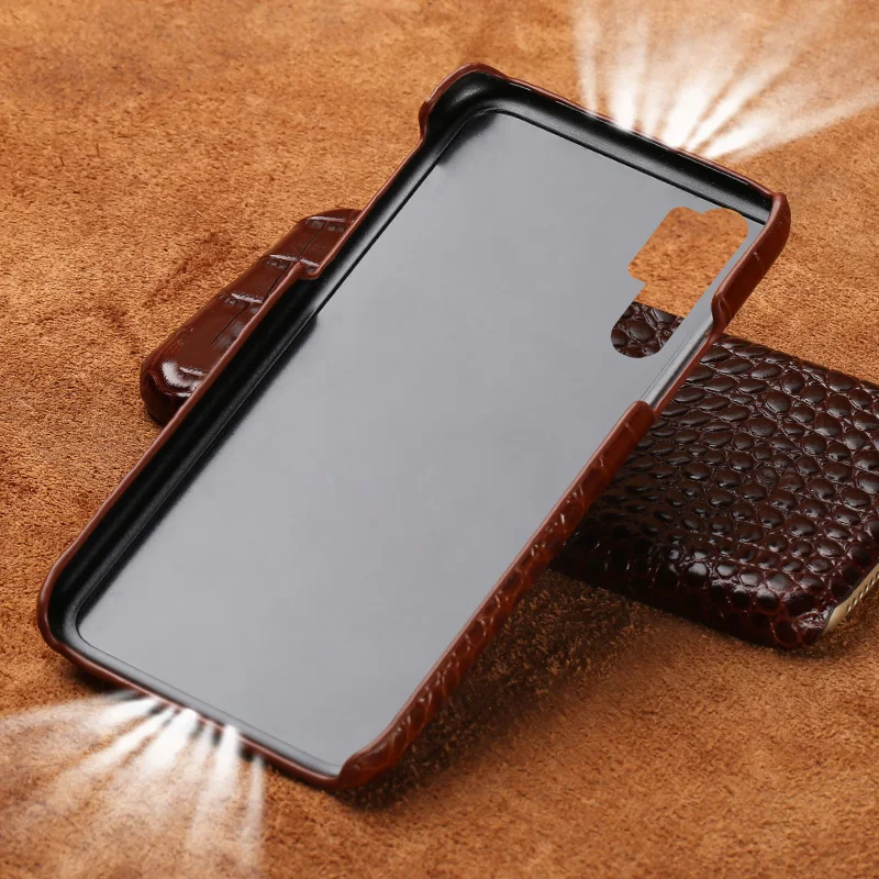 Leather case for Samsung galaxy Note 10 10plus 10+ Genuine leather shockproof fundas back cover samsung A50 a70 a40 a8 2018 | Мобильные