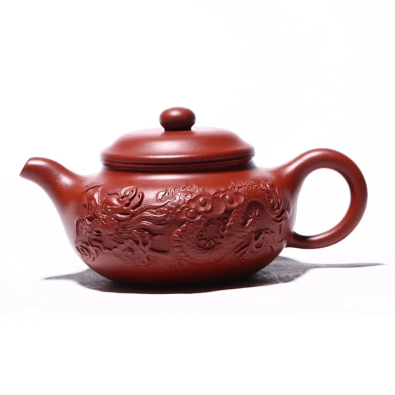 

Yixing знаменитый оригинальный руда Dahongpao Фиолетовый Глиняный Чайник ручной работы Ssangyong старинный чайник чайный набор стандартный чайник