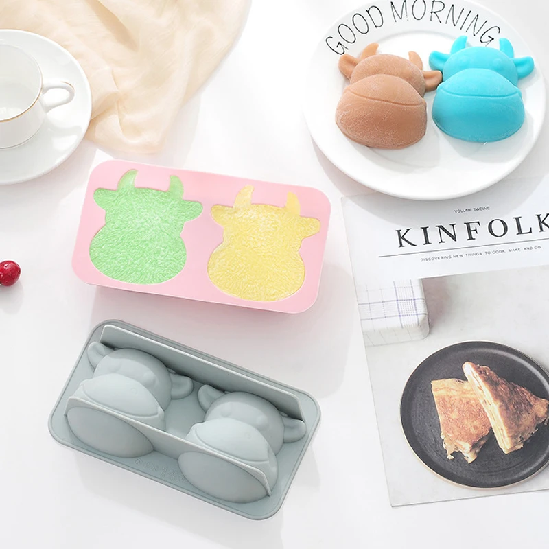 Мультяшная силиконовая формочка в виде животного шоколадная форма инструмент