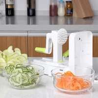 manual food processors spiralizer carrot cutter fruit kitchen accessories gadget vegetables crisps chopper for home use tools