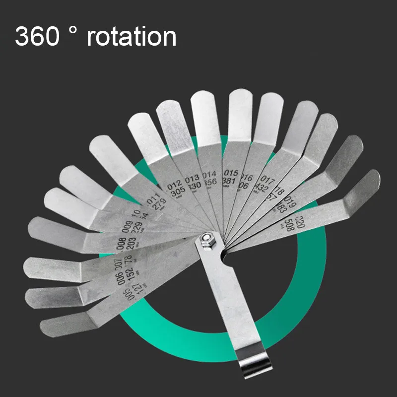Набор щупов 16 шт. складные щупы из нержавеющей стали измерительные инструменты