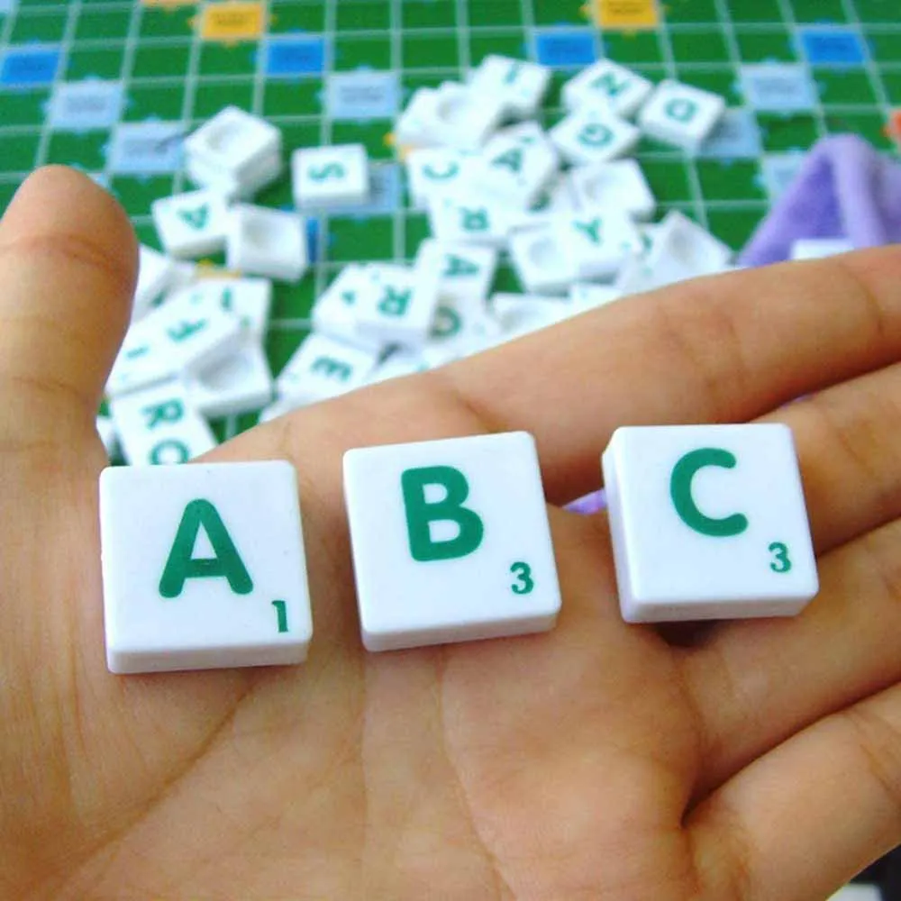 

English Scrabble Game English Enlightenment Scrabble Game Board Games Educational Toys Infant Teaching Aids