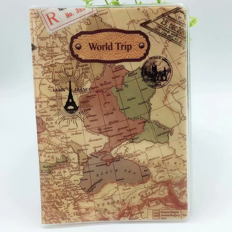 Женская водонепроницаемая обложка для паспорта из ПВХ кожи новая карта