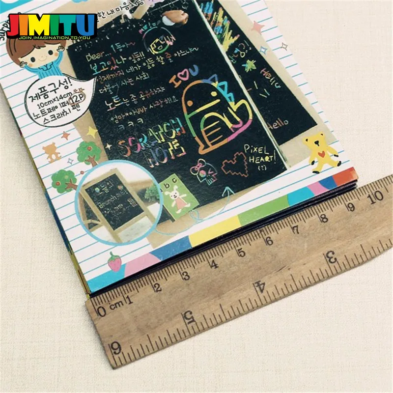 JIMITU DIY живопись каракули царапины игрушки волшебная Красочная доска для