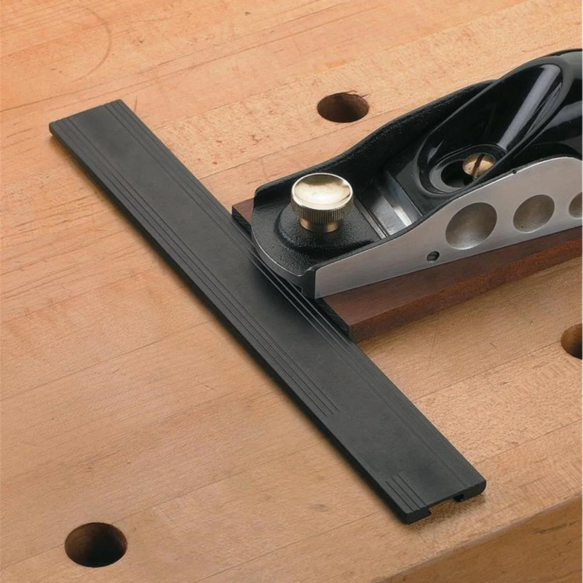 

20 /19mm Aluminum Alloy Dog Hole Baffle Plate Bench Woodworking Tools Auxiliary Clamp Workbench Table DIY Planing Stop Board