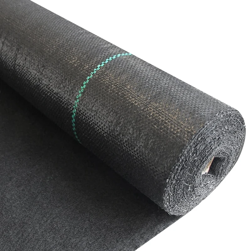 

Hot Garden Weeding Barrier Landscape Fabric Durable&Heavy-Duty Weeding Block Gardening Mat, Easy Weeding Control,4Ft x 50Ft