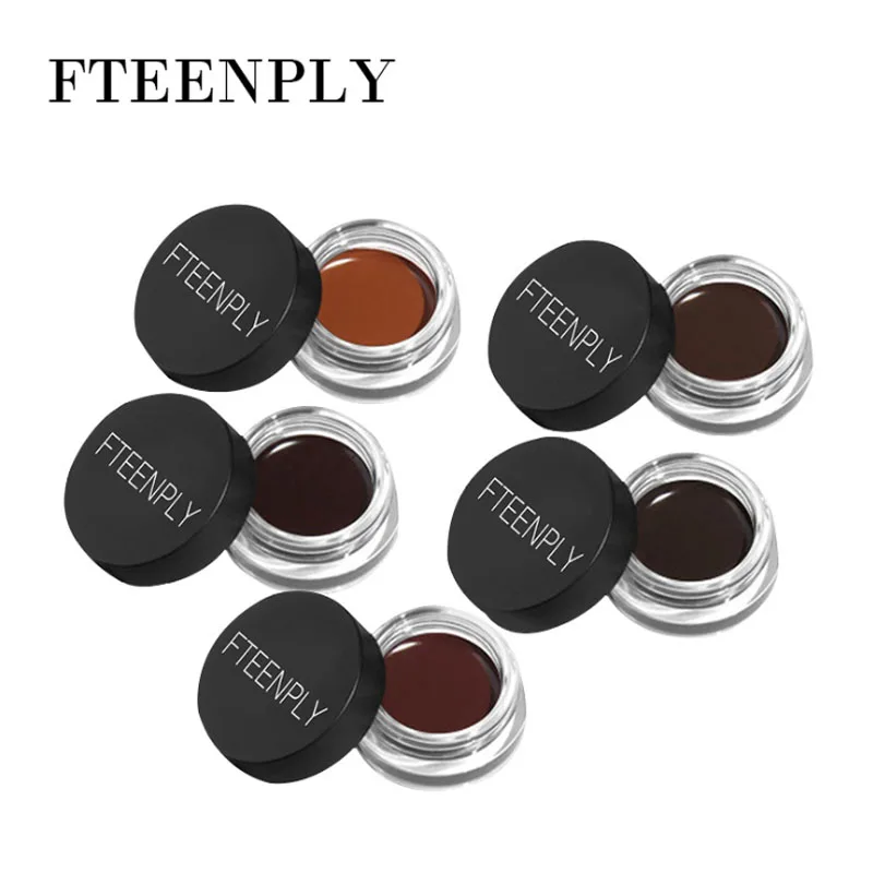 FTEENPLY краска для бровей Гель оттенок натуральный крем глаз с кистью