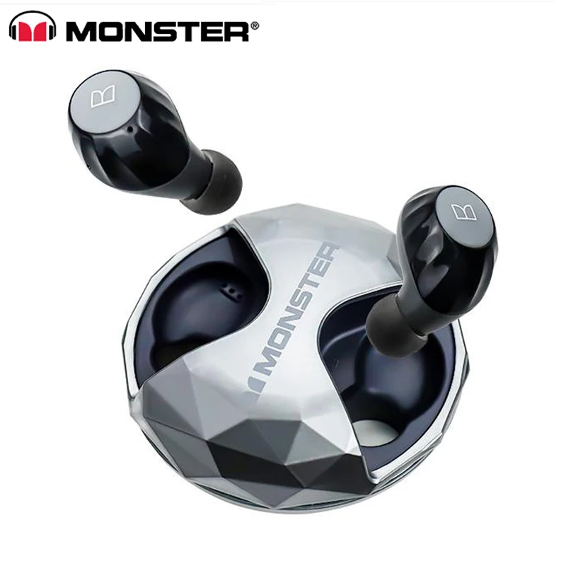 Монстра воздушных наушники вкладыши TWS с Ture Беспроводной HD Bluetooth 5 0