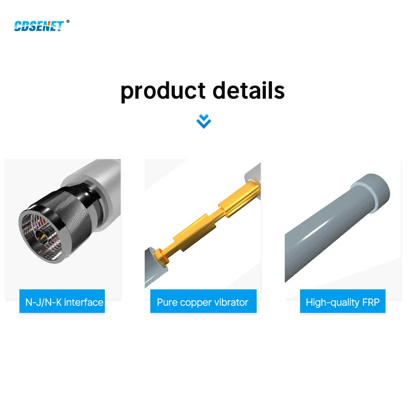 5G Outdoor Antenna Wifi N Male SMA High Gain 5dbi Omni Antena Signal Amplifier Gateway Router Repeater Base Station TX5G-BLG-20