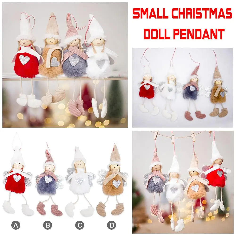 Рождественское украшение подвеска милые плюшевые куклы дом украшения для