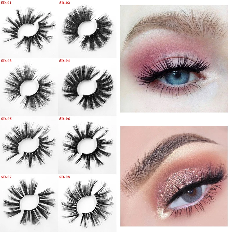 1 пара искусственные норковые волосы Мягкие Накладные ресницы натуральные