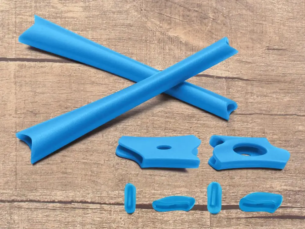 Sky Blue Rubber Kit Vonxyz 20+ выбор цветов поляризованные Сменные линзы для-оправа из бронежилета XLJ - Цвет линз: Sky Blue Rubber Kit